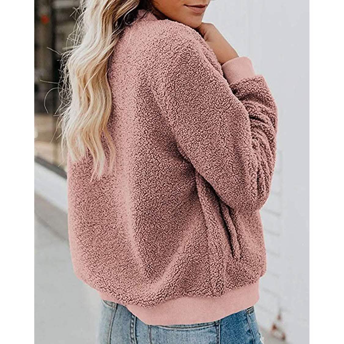 Women's Sherpa Fleece Jacket DailySale