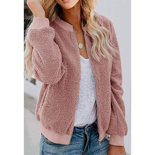 Women's Sherpa Fleece Jacket DailySale