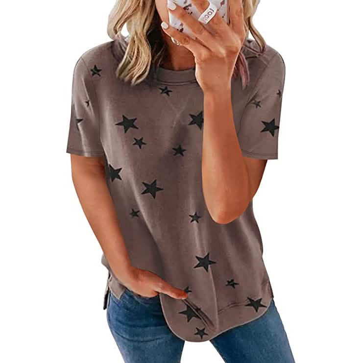 Women's Short Sleeve Crewneck T-Shirt DailySale