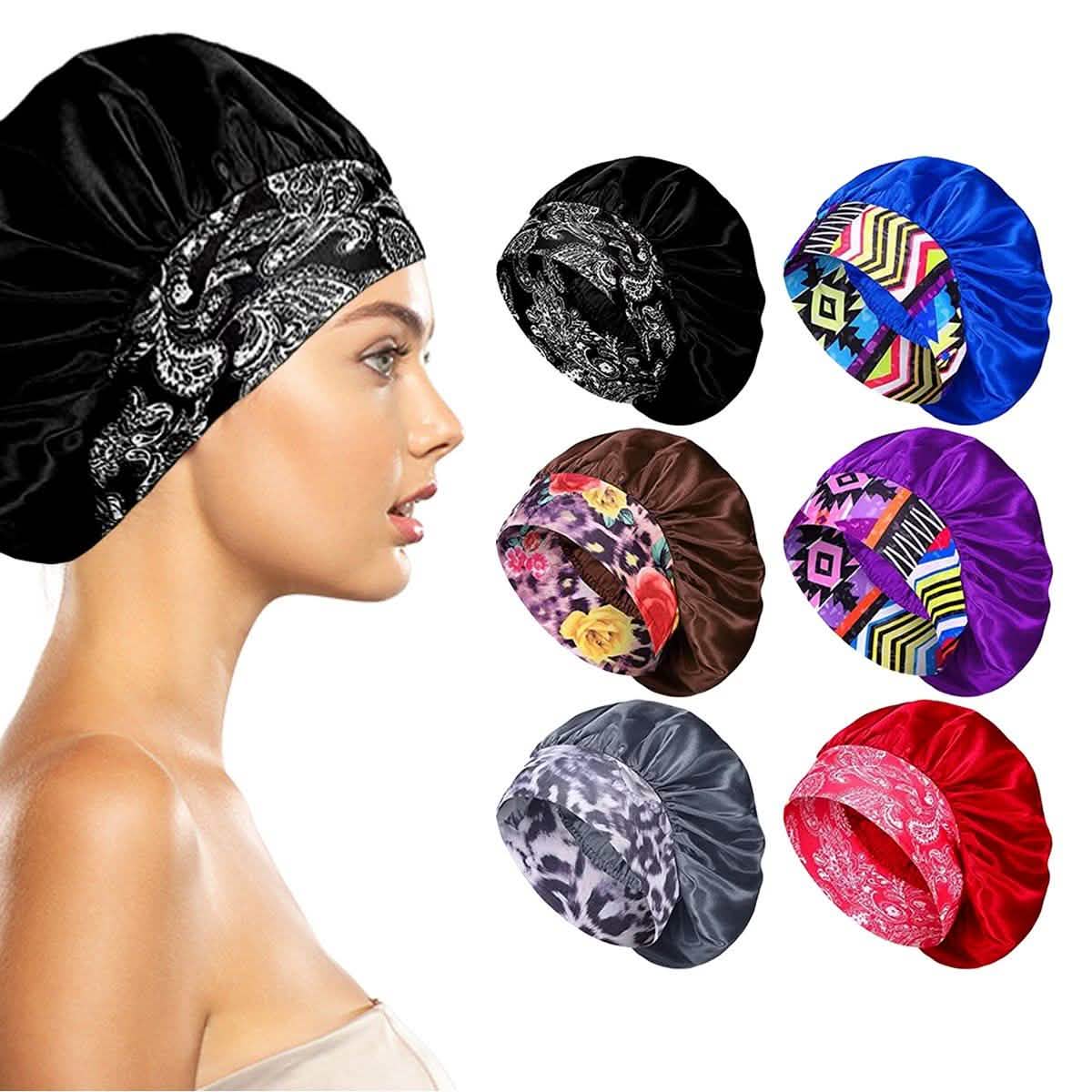 Women's Silky Satin Head Scarf Hair Wrap Cap Hat Headband Sleeping Bonnet DailySale