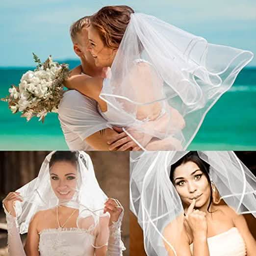 Women's Simple Bridal Veil with Comb DailySale
