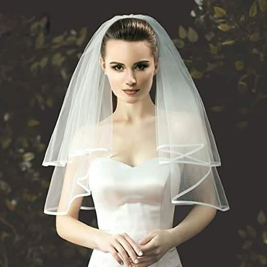 Women's Simple Bridal Veil with Comb DailySale