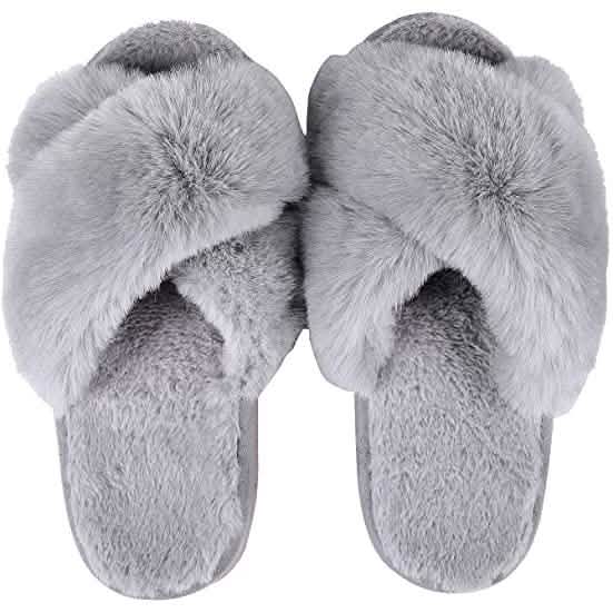 Women's Soft Plush Lightweight House Slippers DailySale