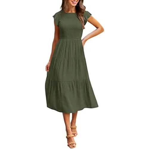 Women's Summer Casual Tiered A-Line Dress DailySale