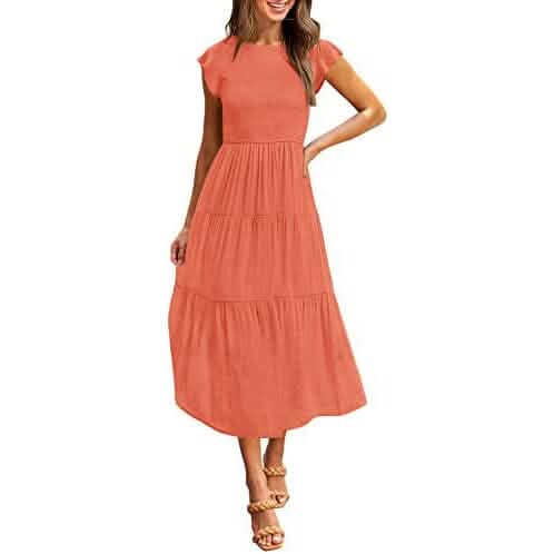 Women's Summer Casual Tiered A-Line Dress DailySale