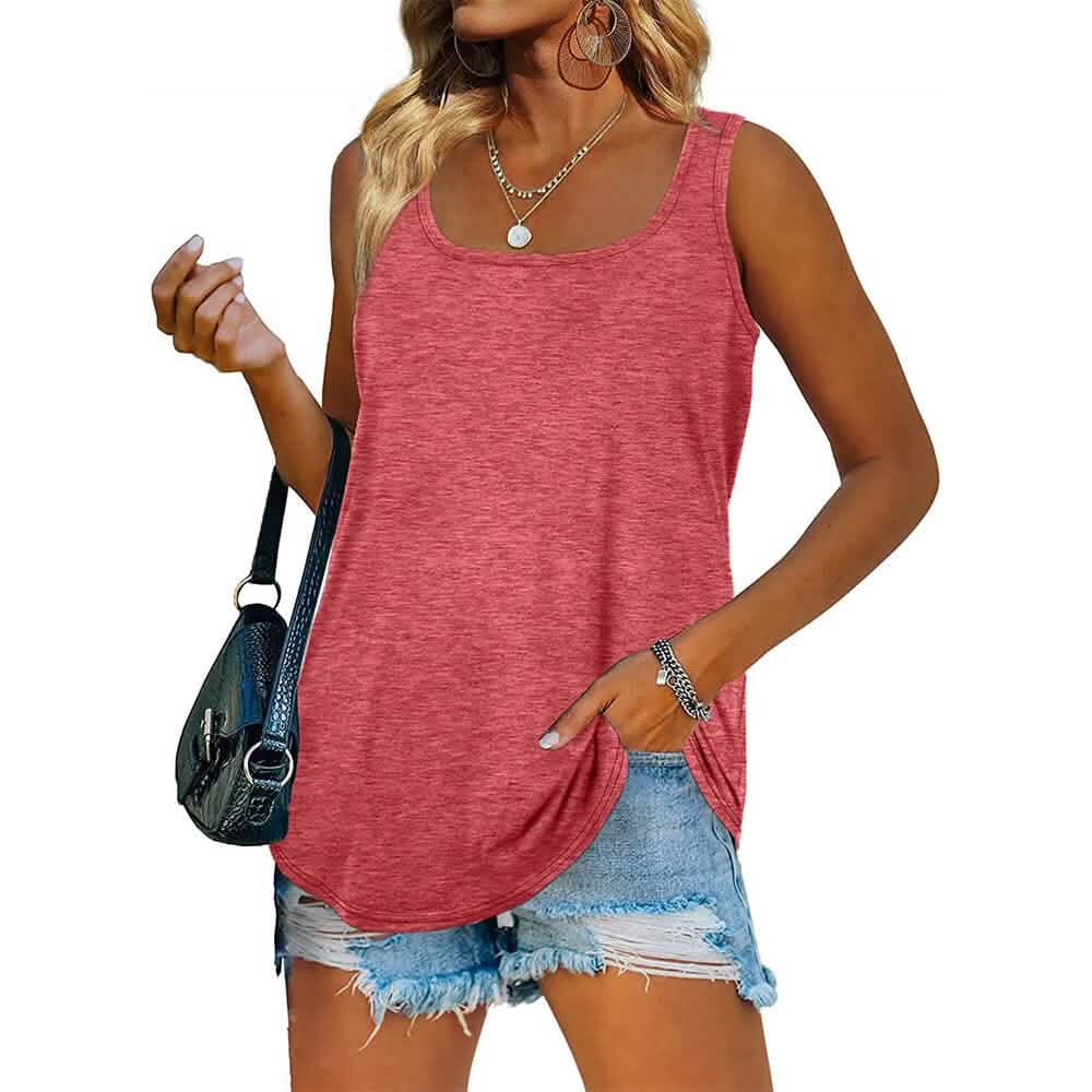 Women's Tank Top Casual Basic Square Neck DailySale