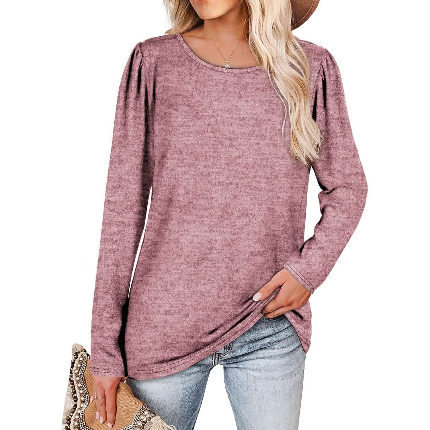 Womens Tops V Neck Summer Petal Sleeve Casual Tshirts DailySale