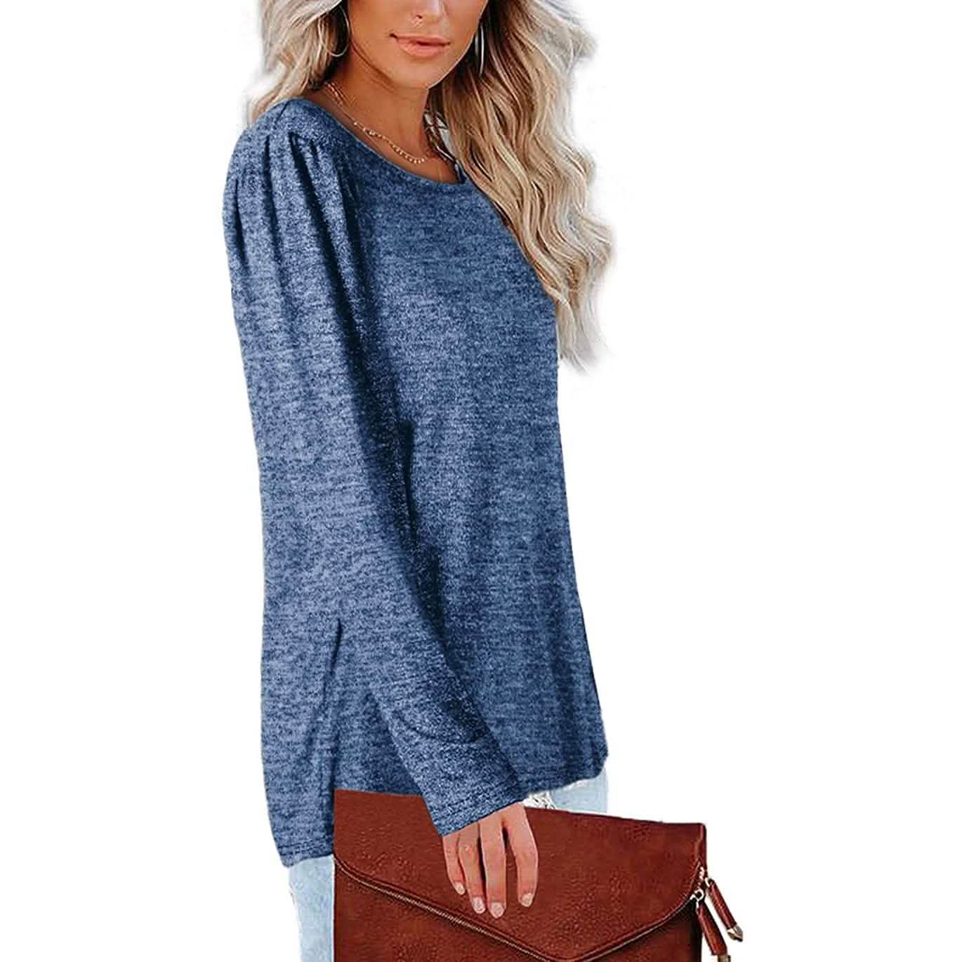 Womens Tops V Neck Summer Petal Sleeve Casual Tshirts DailySale