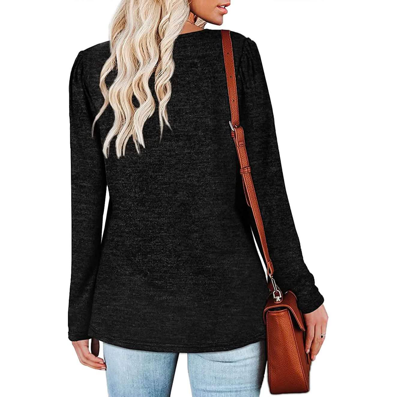Womens Tops V Neck Summer Petal Sleeve Casual Tshirts DailySale