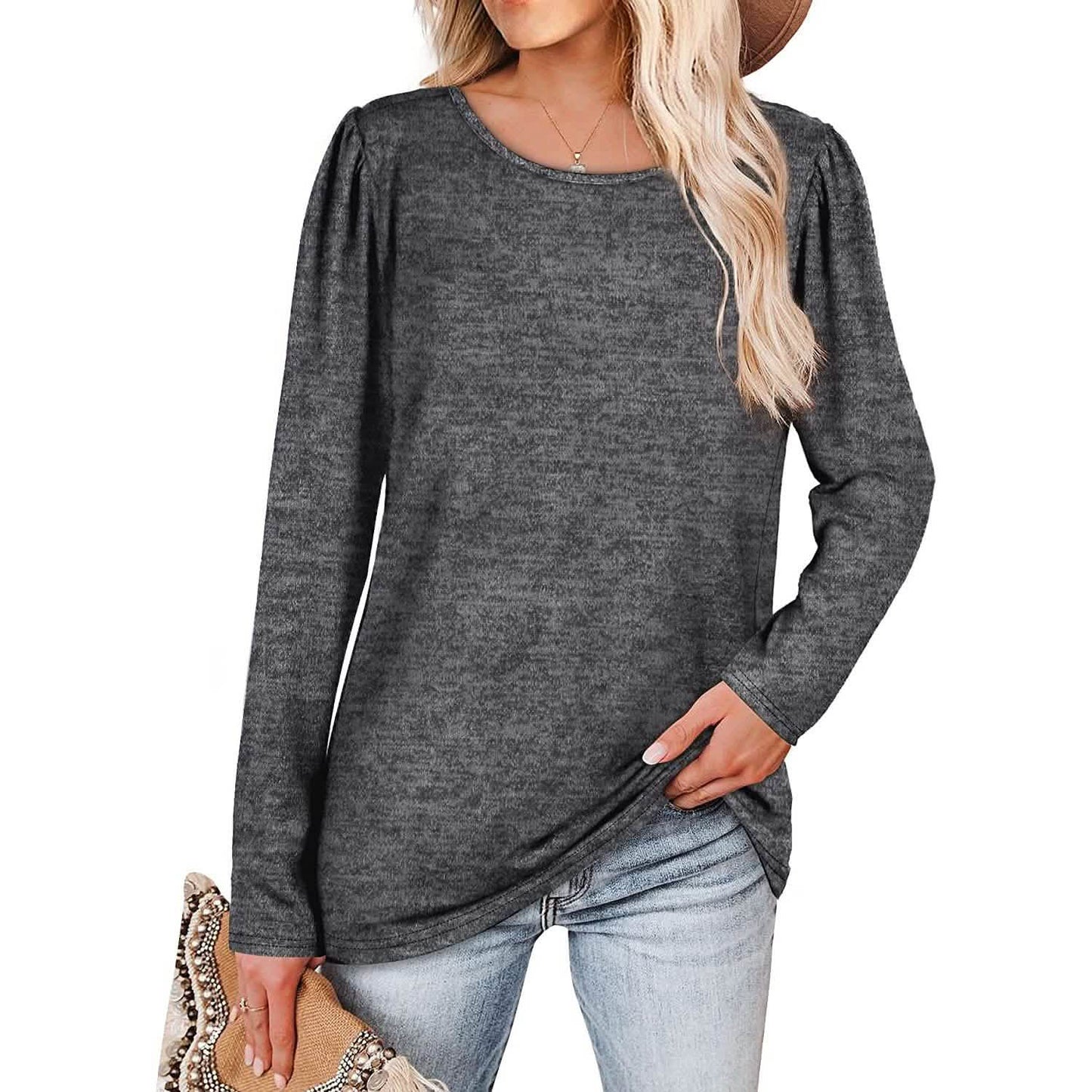 Womens Tops V Neck Summer Petal Sleeve Casual Tshirts DailySale
