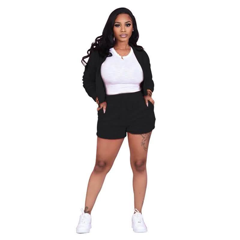 Women's Tracksuits Casual Sportswear Neon Two-Piece Short Sets DailySale