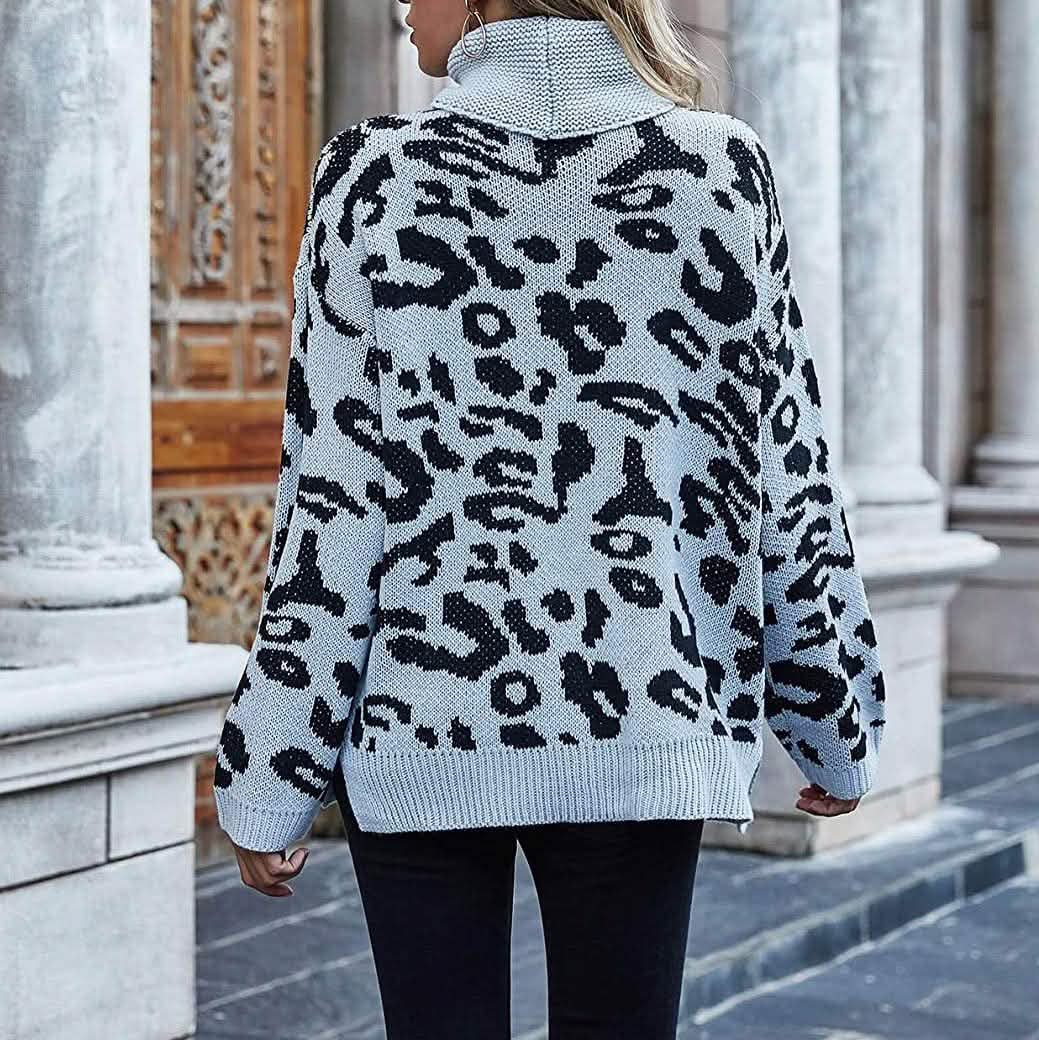 Women's Turtleneck Knitted Sweater Long Sleeves DailySale