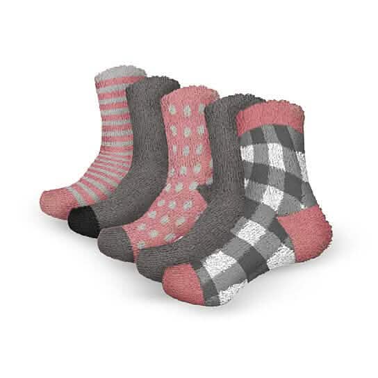 Women's Ultra-Plush Cozy Warm Fuzzy Fluffy Crew Socks DailySale
