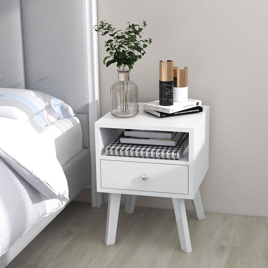 Wood Nightstand with Drawer DailySale