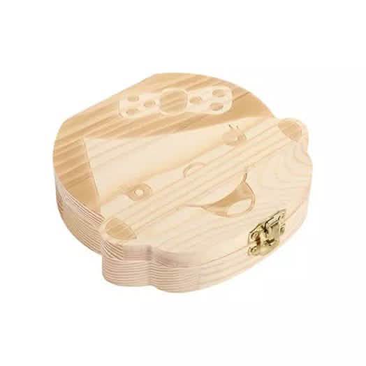 Wooden Storage Keepsake Box For Baby Teeth DailySale