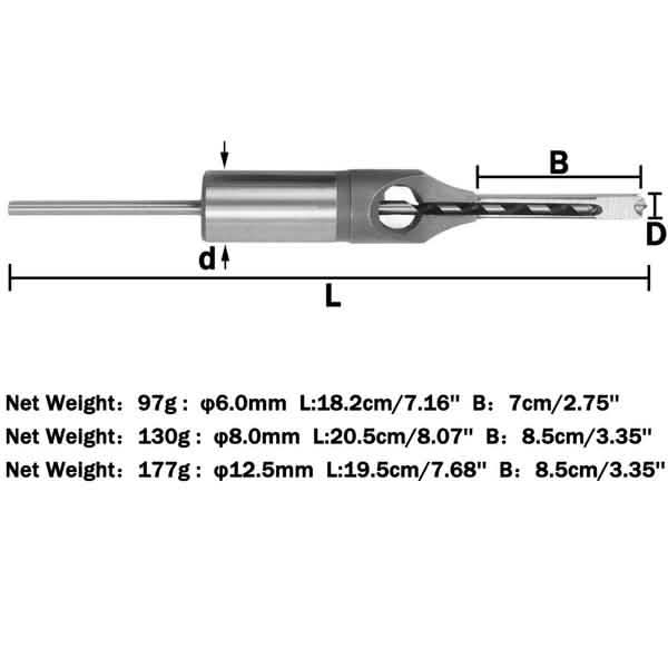 Woodworking Square Hole Drill DailySale