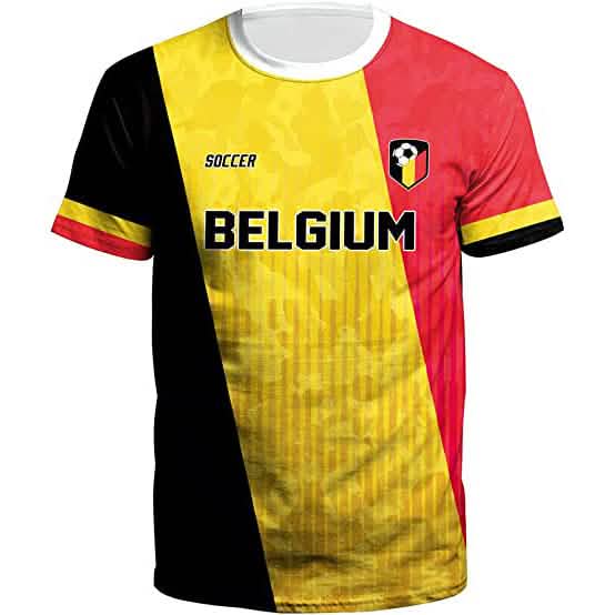 World Cup 2022 Soccer Jersey Women & Mens Football T-Shirts Belgium DailySale