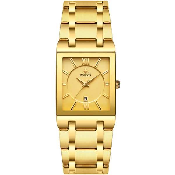 WWOOR Luxus Men Fashion Square Date Watch DailySale