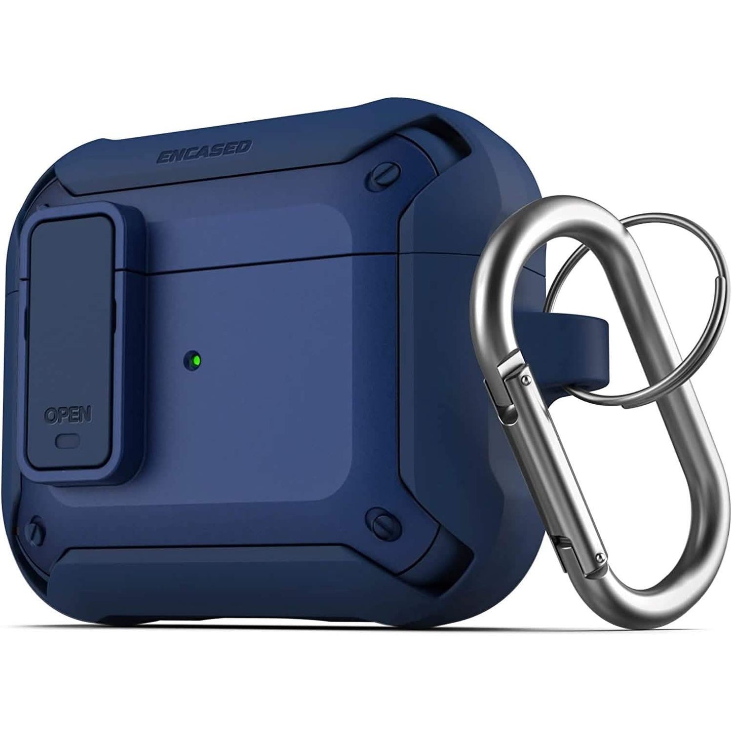 X-Armor for Airpods 3rd Generation Case with Locking Lid | Protective Carrying Pod with Carabiner Keychain (Airpods Gen 3) DailySale