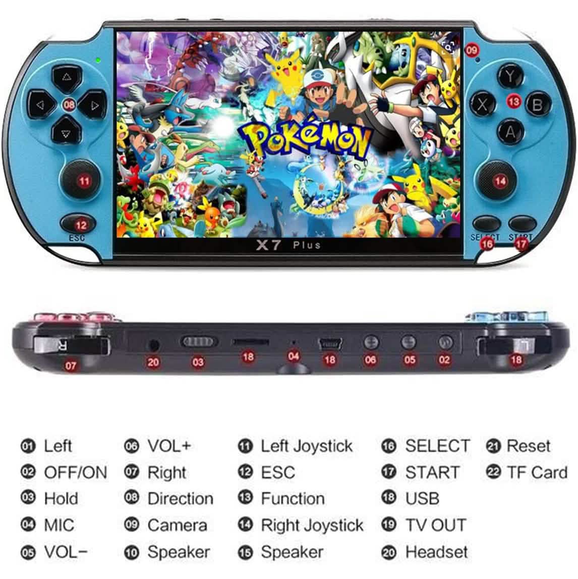 X7Plus Dual Joystick Portable Handheld Game Console DailySale
