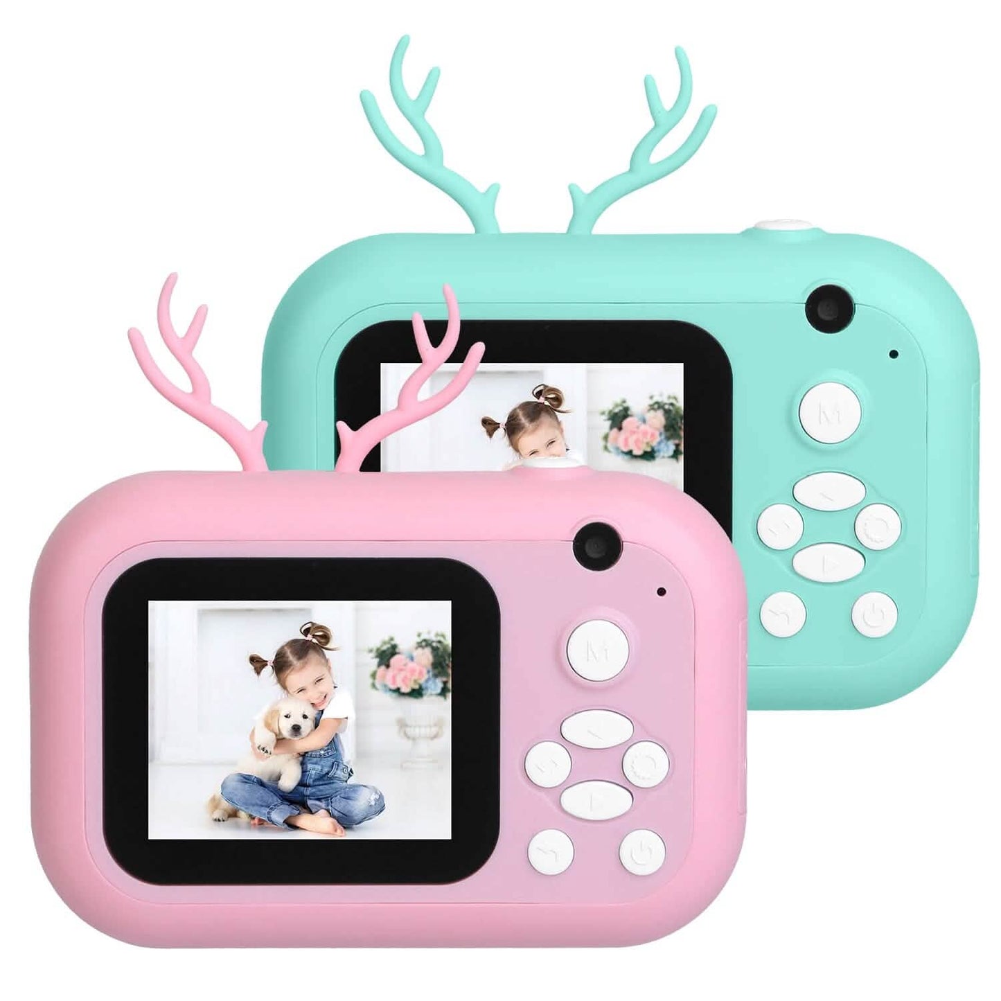 Zero Ink Selfie Camera 1080P HD Video Recorder with Dual Lens 3 Roll Print Papers DailySale