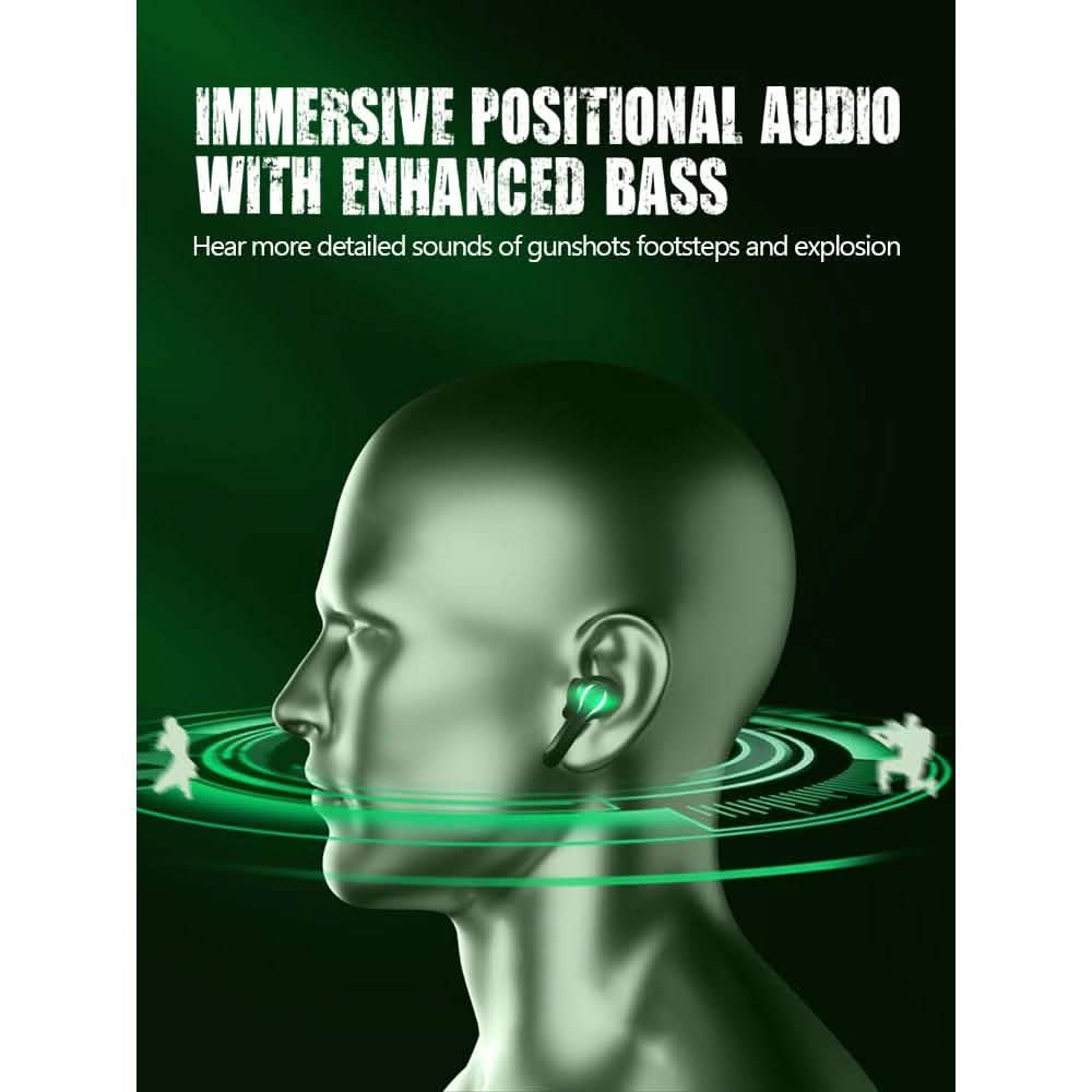 Zime Winner Gaming Headphones 65ms Low Latency TWS Bluetooth Earphone With Mic Bass Audio Sound Positioning DailySale