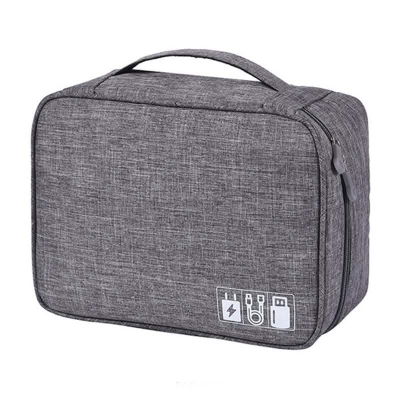 Zippered Cable Compartment Bag for Electronics Storage DailySale